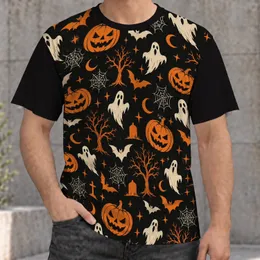 Pumpkins, Ghosts & Bats for Halloween Parties and Spooky Season Celebrations All Autumn All-over Print Unisex T-shirt