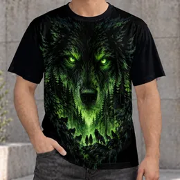 Neon Green Beast And Wolf Pack For Dark Streetwear And Nightlife Fans All-over Print Unisex T-shirt