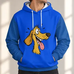 Goofy Slack-Jawed Dog Character for Casual Outings and Everyday Animal Lovers All-over Print Hoodie (Lightweight)