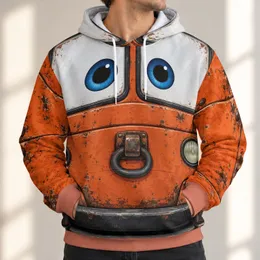 Weathered Tow Truck Costume Look for Theme Park Days and Family Dress-Up All-over Print Hoodie (Lightweight)