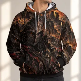 Fiery Armored Warrior Battle Scene for Bold Everyday Adventure Wear All-over Print Hoodie (Lightweight)