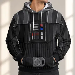 Dark Armored Control Panels for Sci-Fi Conventions and Everyday Fandom Wear All-over Print Hoodie (Lightweight)