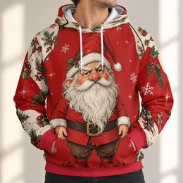 Grumpy Holiday Dwarf With Red Suit for Cozy Christmas Season Celebrations All-over Print Hoodie (Lightweight)