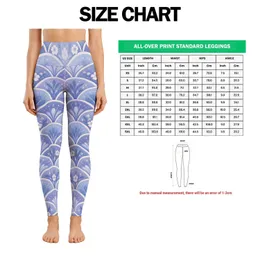 Lavender Fan Scales With White Blossoms For Yoga, Pilates And Everyday Outings Wear Leggings