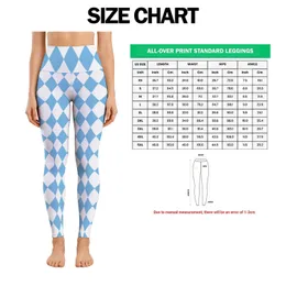 Sky Blue And White Harlequin Checks for Yoga Pilates and Everyday Activewear Style Leggings