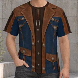 Western Ranch Blazer Look for Rodeo Nights, Country Concerts and Casual Men's Style All-over Print Unisex T-shirt