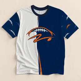 Classic Football Lacing Emblem for Game Day Tailgates and Casual Autumn Sportswear All-over Print Unisex T-shirt