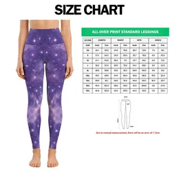 Lavender Celestial Stars for Yoga, Pilates and Everyday Errands Leggings