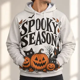 Spooky Season Pumpkins And Black Cats For Halloween Parties And Crisp Autumn Nights All-over Print Hoodie (Lightweight)