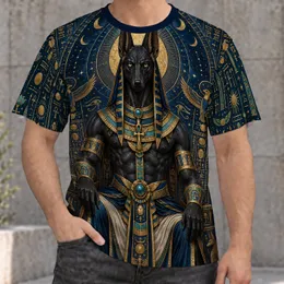 Jackal-Headed Egyptian Deity for Halloween, Cosplay, and Everyday Wear All-over Print Unisex T-shirt