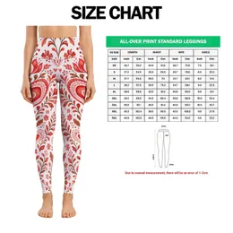 Coral Heart And Floral Motifs For Yoga, Pilates, Travel And Everyday Wear Leggings