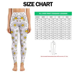Cheerful Daisy Blooms for Yoga, Pilates, and Everyday Springtime Style for Women Leggings