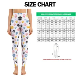 Pastel Paw Prints for Yoga, Pilates, Errands and Everyday Casual Style for Pet Lovers Leggings