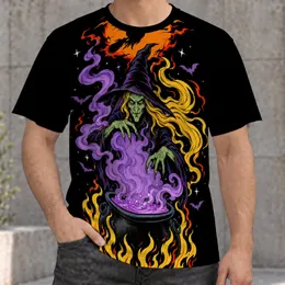 Witch Cauldron And Purple Potion Art For Halloween Night Celebrations All-over Print Unisex T-shirt