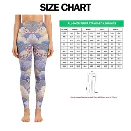 Lavender Cherry Blossom Clouds for Yoga, Pilates, and Everyday Movement Leggings