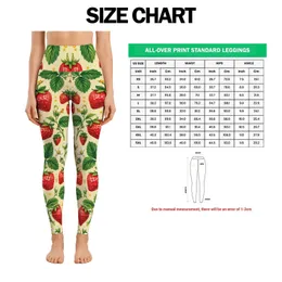 Scarlet Strawberries And Green Leaves For Yoga Pilates And Everyday Outings Leggings