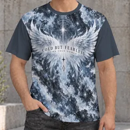Icy Angel Wings And Starburst For Winter Confidence And Everyday Inspiration All-over Print Unisex T-shirt