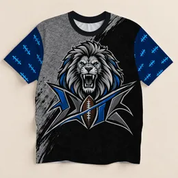Roaring Lion Football Spirit For Tailgate Weekends And Game Day Fans Who Love Sports All-over Print Unisex T-shirt