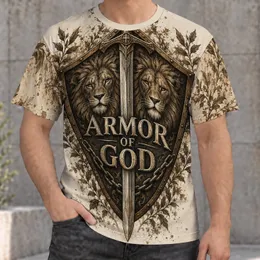 Armor Of God Sword And Shield For Faithful Everyday Wear And Inspirational Giving All-over Print Unisex T-shirt