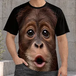 Photorealistic Gorilla Face for Wildlife Fans and Casual Everyday Wear All-over Print Unisex T-shirt