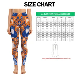 Tangerine Cats With Blue Accents For Yoga, Running And Casual Days For Cat Lovers Leggings
