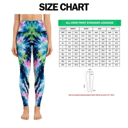 Neon Tie-Dye Brushstrokes for Yoga, Gym Training and Outdoor Fitness Enthusiasts Leggings