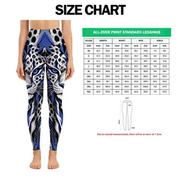 Cobalt Blue Geometric Wildcat Motifs for Bold Yoga, Pilates and Fitness Sessions Leggings