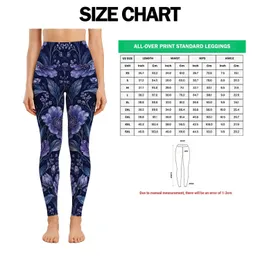 Indigo Botanical Linework for Yoga, Pilates, and Outdoor Fitness Training Lifestyle Leggings