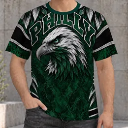 Fierce Eagle Head Varsity Style for Game Day and Everyday Pride All-over Print Unisex T-shirt