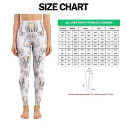Ivory Elephant Scatter for Safari Adventures and Relaxed Everyday Style Leggings