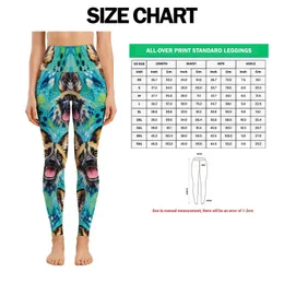 Playful Wild Dog Faces In Turquoise For Bright Summer Days And Casual Outings Leggings