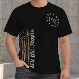 1776 Eagle and Weathered Flag for Independence Day and Weekend Wear All-over Print Unisex T-shirt