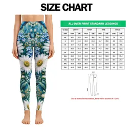 Blue Butterfly and White Daisy Garden for Relaxed Summer Outings and Nature Lovers Leggings