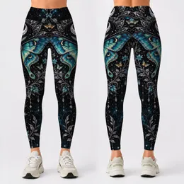Celestial Butterfly And Silver Mandala Motifs For Bohemian Festival Style And Nightwear Leggings