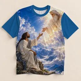Heavenly Biblical Encounter for Faithful Reflection and Everyday Spiritual Expression All-over Print Unisex T-shirt