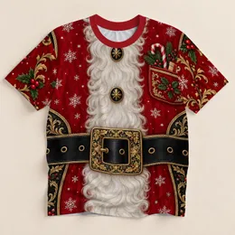 Santa Suit Snowflakes for Festive Christmas Parties and Cozy Holiday Gatherings for Men All-over Print Unisex T-shirt