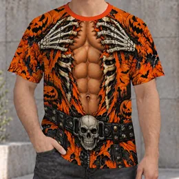 Skeleton Hands, Pumpkin Faces and Spooky Costume Style for Halloween Party Nights All-over Print Unisex T-shirt