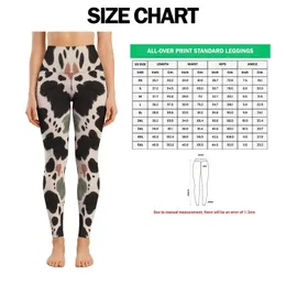 Cream and Black Cowhide Accents for Western Weekends and Everyday Country Lifestyle Leggings