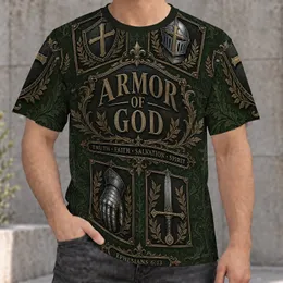 Armor of God Faith Warrior Emblems for Church Fellowship and Everyday Devotion All-over Print Unisex T-shirt