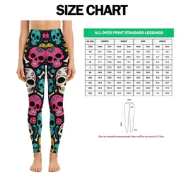 Colorful Gothic Skulls for Halloween Parties and Playful Dark Style Leggings