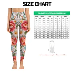 Colorful Wildflower Garden for Everyday Outings and Relaxed Weekend Style for Women Leggings