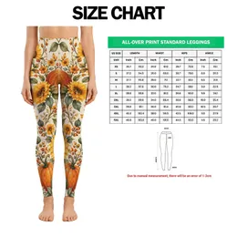 Pumpkins And Sunflowers For Halloween Harvest Season And Everyday Autumn Wear Leggings