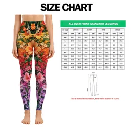 Rainbow Wildflower Blooms for Beach Walks, Garden Strolls, and Nature Lovers Leggings