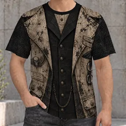 Distressed Wasteland Skull Vest Style for Alternative Streetwear and Rebel Nights All-over Print Unisex T-shirt