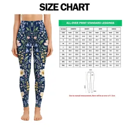 Navy Wildflower Garden for Relaxed Everyday Style and Coastal Weekend Outings Leggings