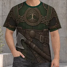 Celtic Tree Armor And Battle Axe For Viking Festival And Ren Faire Enthusiasts All-over Print Unisex T-shirt
