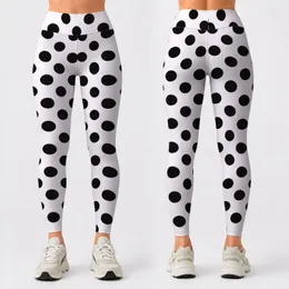 Classic Black And White Polka Dots For Relaxed Everyday Outfits And Casual Weekend Style Leggings