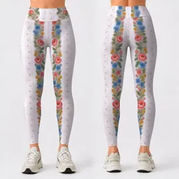 Colorful Floral Lace Stripes for Beach Days, Festivals, and Everyday Boho Style Leggings