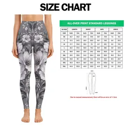 Silver Gray Wildflower Florals for Coastal Weekends and Everyday Relaxed Lifestyle Leggings