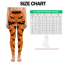 Orange And Charcoal Bat Motifs With Golden Dots For Halloween Parties And Autumn Nights Leggings